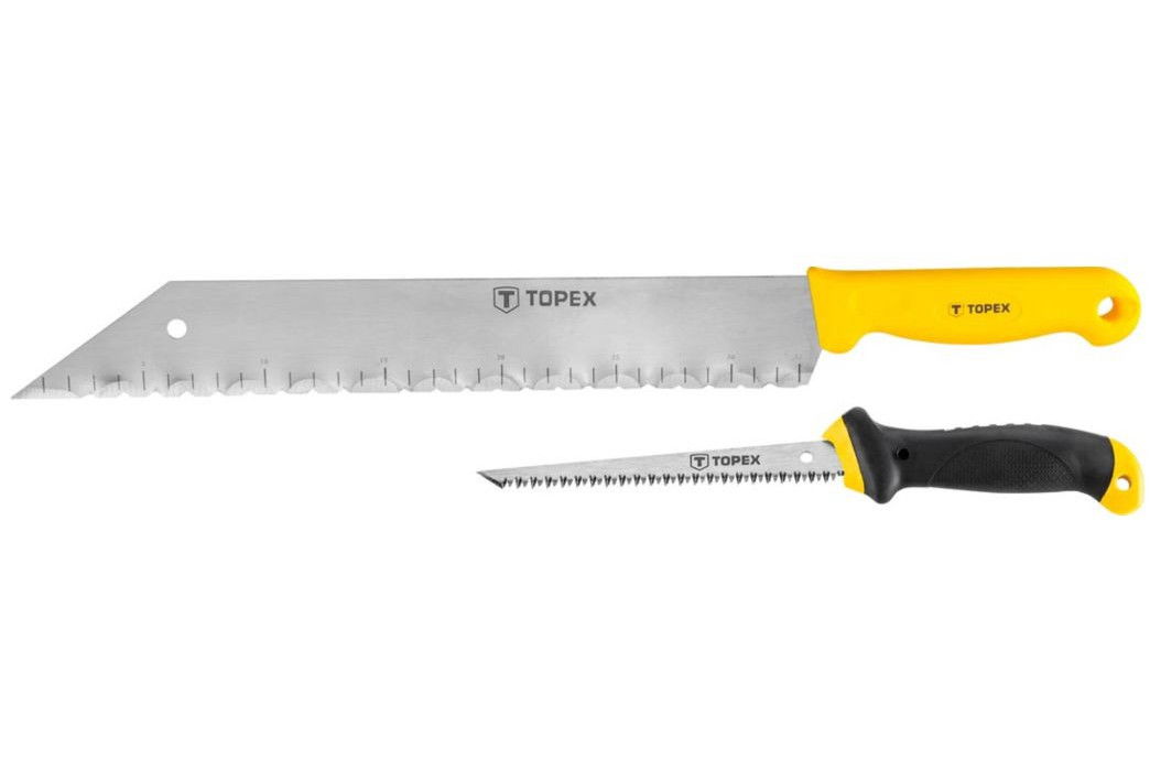 Topex 10A725 gipszkarton fűrész és ásványgyapot-vágó kés készlet termék fő termékképe