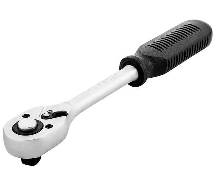 Topex 38D540 racsnis hajtókar, 1/2"-os, 24-fogú, CrV acél, 250 mm termék fő termékképe