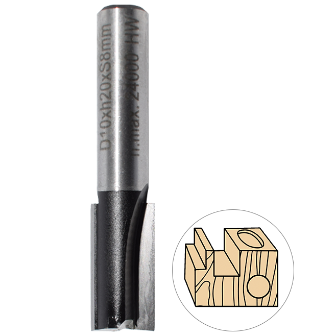 Abraboro 3 x 37 / 6 mm horonymaró kétélű homlokéllel termék fő termékképe