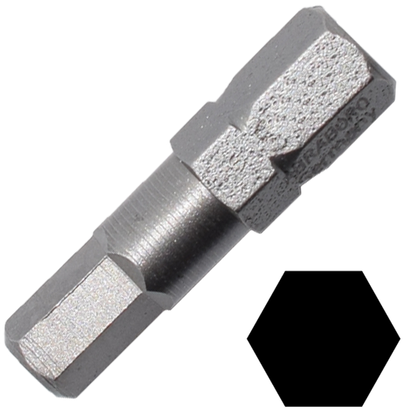 Abraboro 2 x 25 mm hatszög (imbusz) SUPRA bit, 10 db/csomag termék fő termékképe