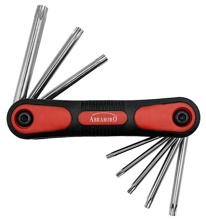 Abraboro MAMMUT összecsukható torxkulcs készlet, 8 részes termék fő termékképe