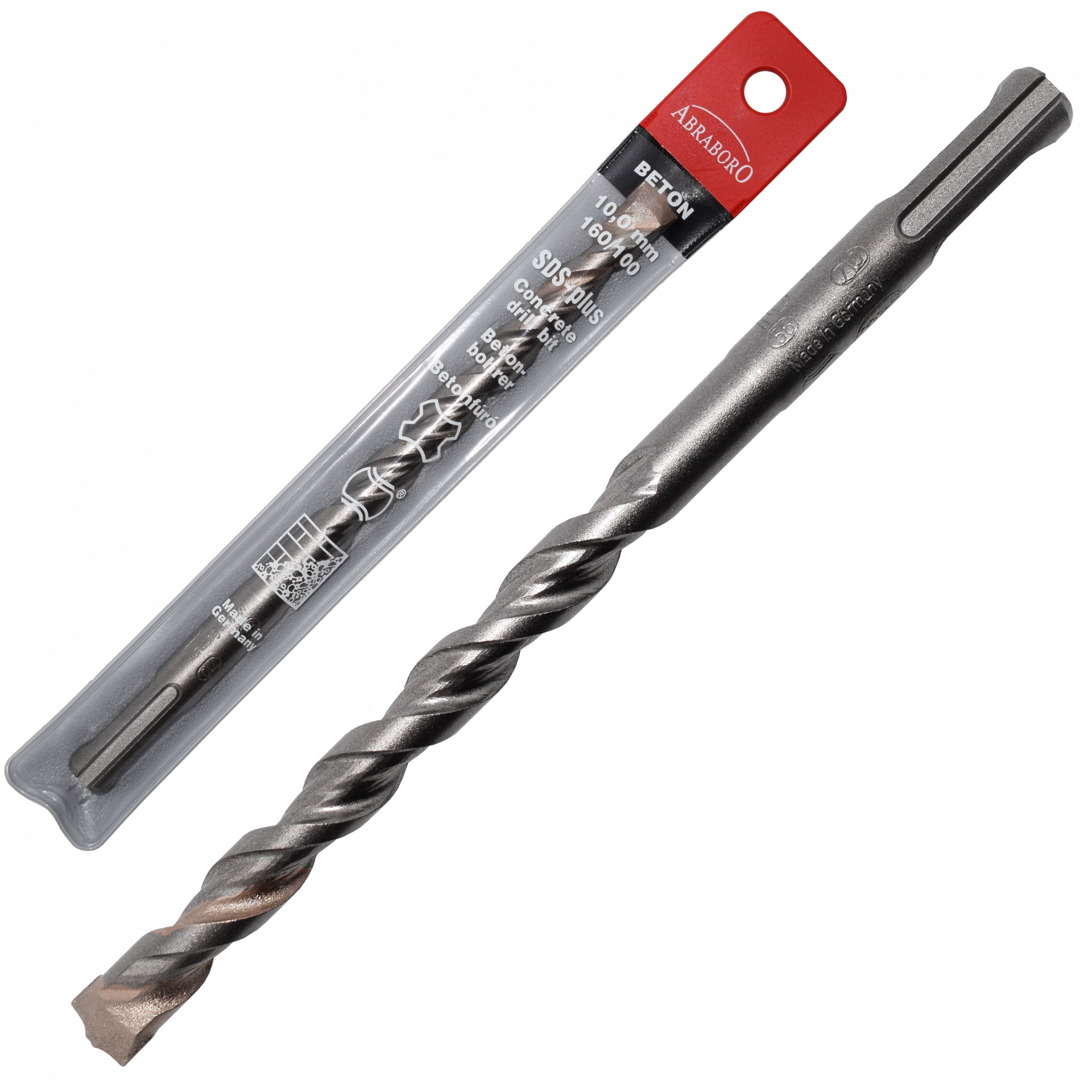 Abraboro 10 x 210 / 150 mm SDS-plus TWIXX betonfúró műanyag tasakban termék fő termékképe