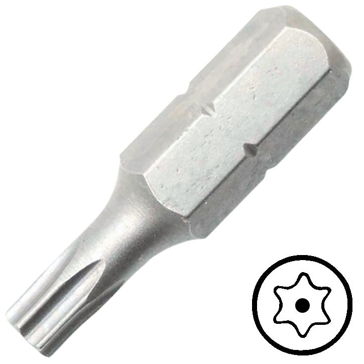 KENNEDY TX7 furatos Torx csavarbehajtó bit 1/4" hatszög illesztéssel, 25 mm termék fő termékképe