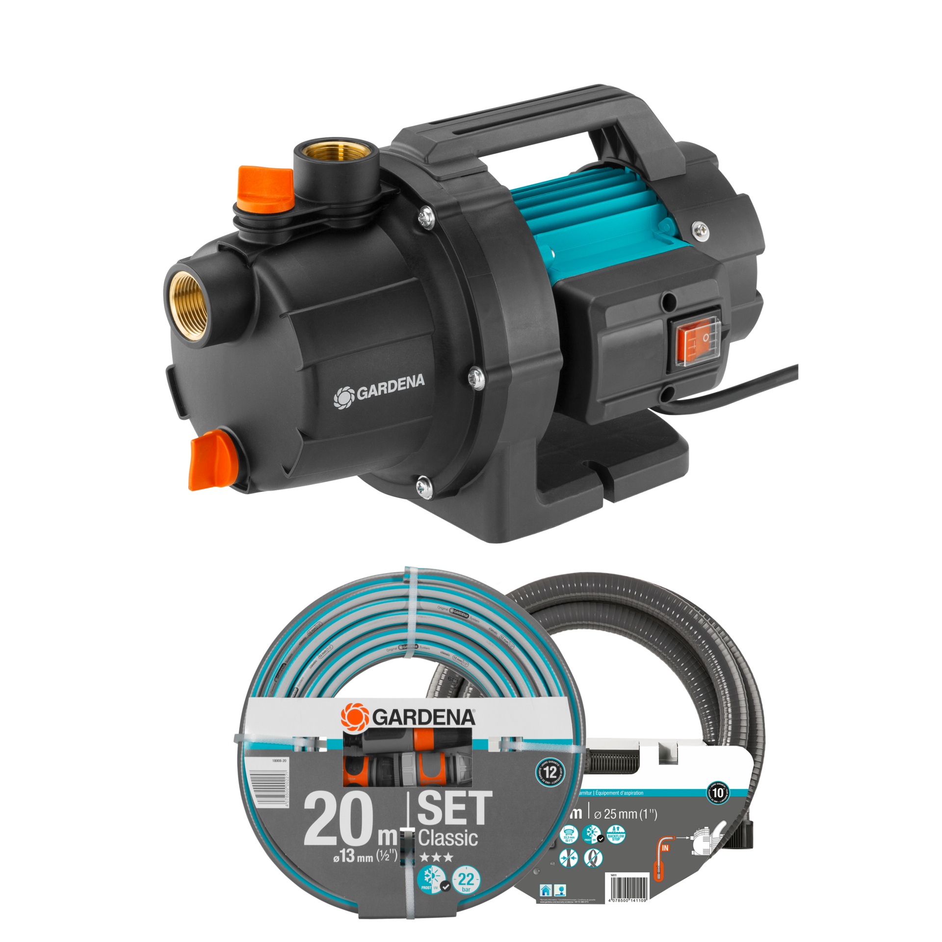 Gardena Basic 3000/4 kerti szivattyú készlet termék fő termékképe