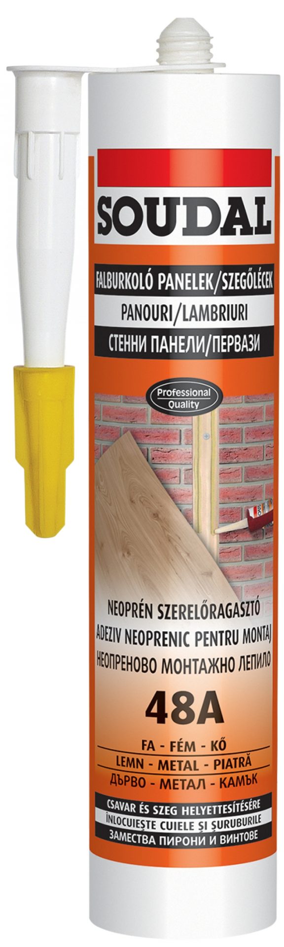 Soudal 48A neoprén szerelőragasztó, 280 ml termék fő termékképe
