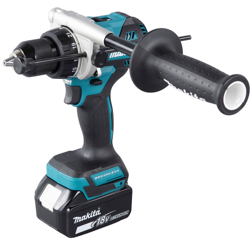 Makita DHP492RTJ akkus ütvefúró-csavarozó (2 x 5.0 Ah Li-ion akkuval, MAKPAC kofferben) termék fő termékképe