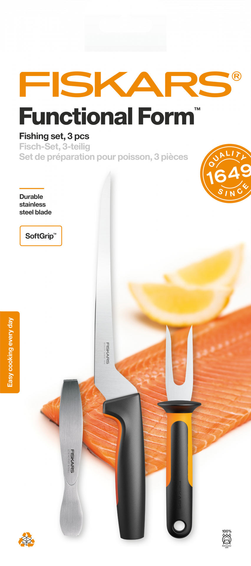 Fiskars Functional Form halas készlet, 3 db-os termék fő termékképe