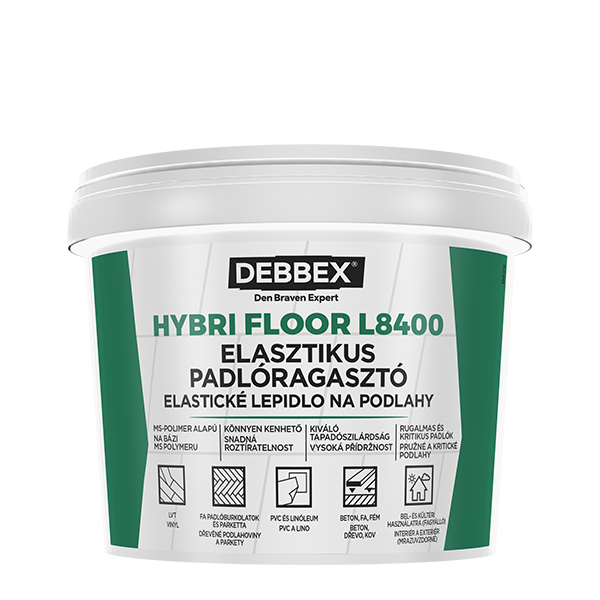 Den Braven HYBRI FLOOR L8400 padlóragasztó, világos barna, 15 kg termék fő termékképe