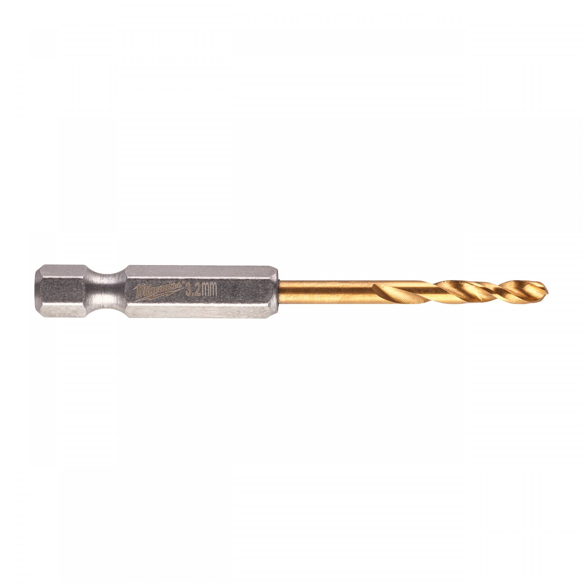 Milwaukee Shockwave™ HSS-G titán-nitrid RED HEX fém fúrószár, 3.2 x 23/66.5 mm, 2 db/csomag termék fő termékképe