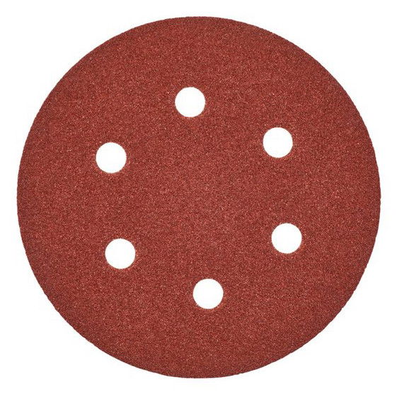 Milwaukee Tépőzáras csiszolólap, Ø 150 mm, 6 lyukú, 240-es finomság, 25 db/csomag termék fő termékképe