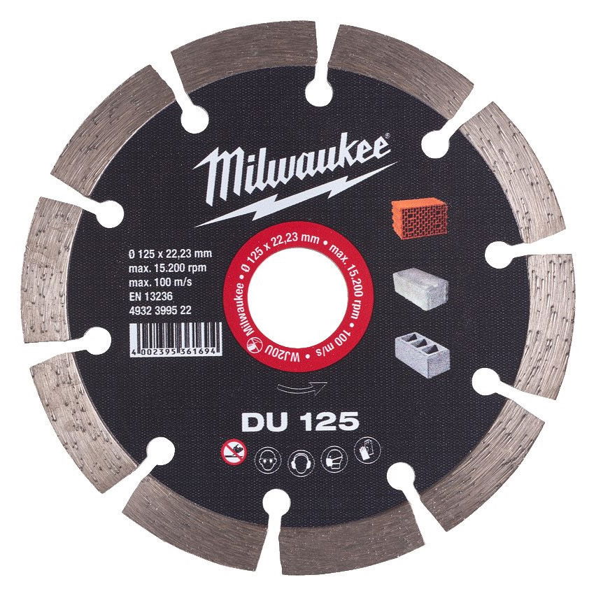 Milwaukee DU gyémánt vágótárcsa, Ø125 mm termék fő termékképe