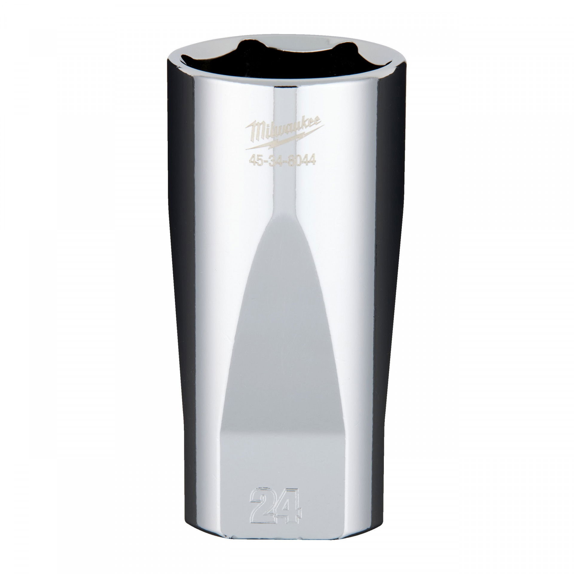 Milwaukee FOUR FLAT™ oldalú 3/8"-os dugókulcs fej, hosszú, 6-lapú, 24 mm termék fő termékképe