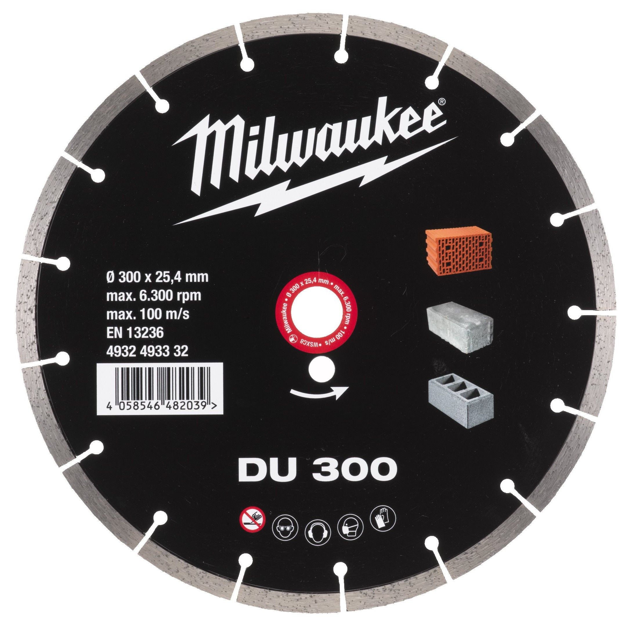 Milwaukee DU gyémánt vágótárcsa, Ø300 mm termék fő termékképe