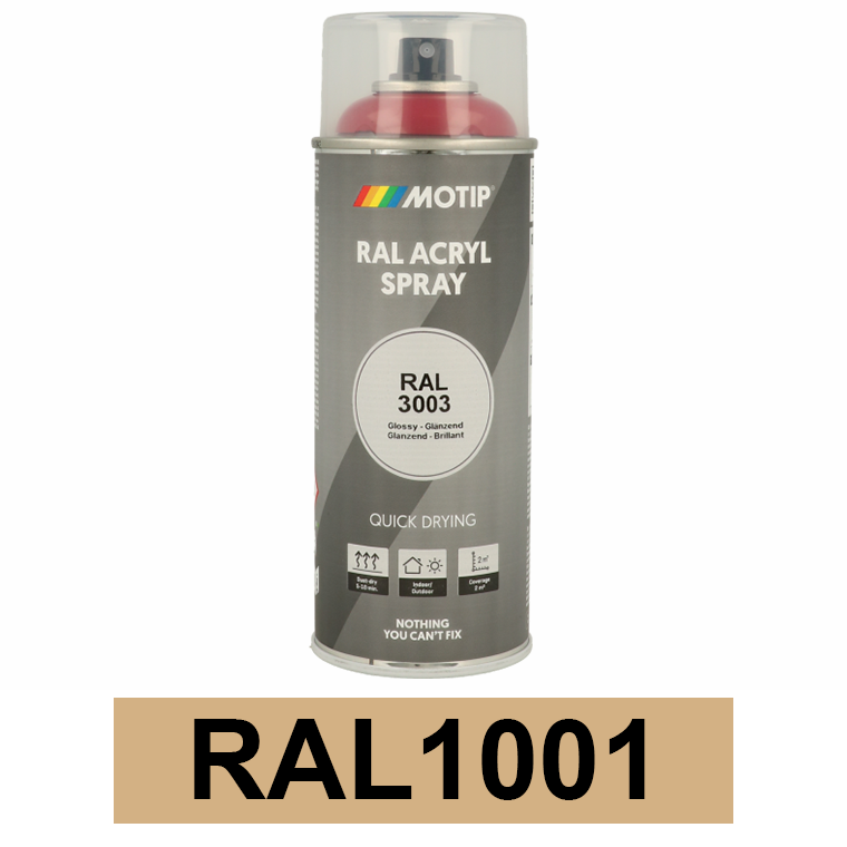 Motip Ipari festék spray, RAL1001, 400 ml termék fő termékképe