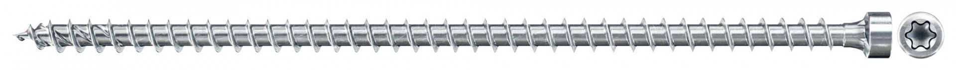 Fischer FPF II CHTF 8.0 x 200 BC 50 hengeres fejű, kékre horganyzott, végigmenetes szerkezetépítő csavar TX behajtással, 50 db/csomag termék fő termékképe