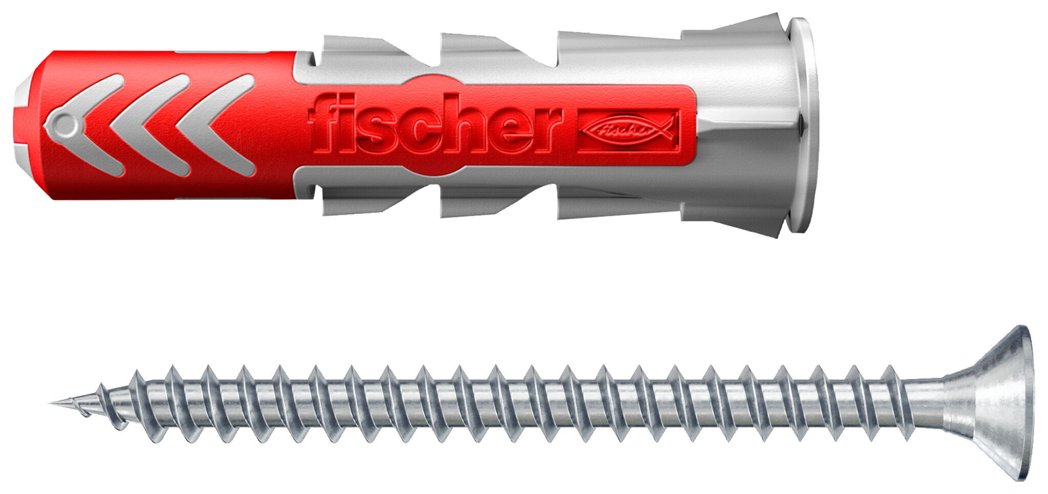 Fischer DuoPower kétkomponensű nylon dübel 6 x 30 S LD - süllyesztett fejű csavarral, 50 db/csomag termék fő termékképe
